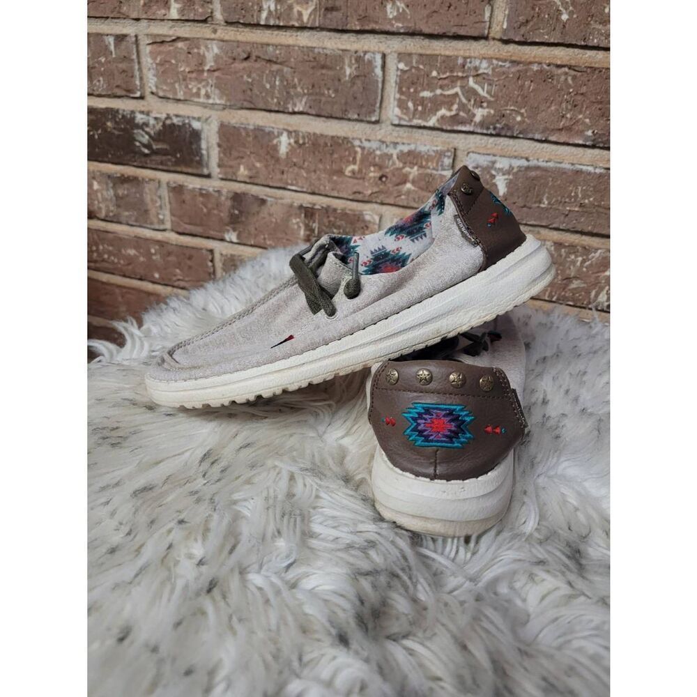 Hey Dude Wendy Rodeo in Wheat Aztec, Women's 5